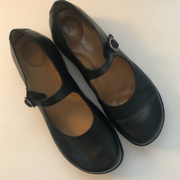 Dansko Shoes - Dansko Platform's Leather Mary Jane Clog